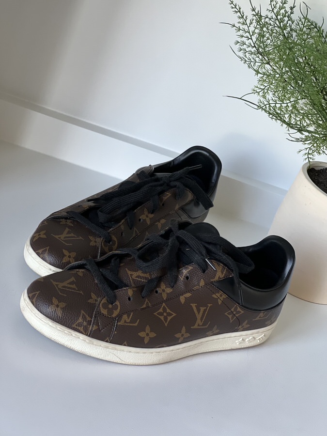 Louis Vuitton Monogram Tennis Shoes Men 9 - LVLENKA Luxury Consignment