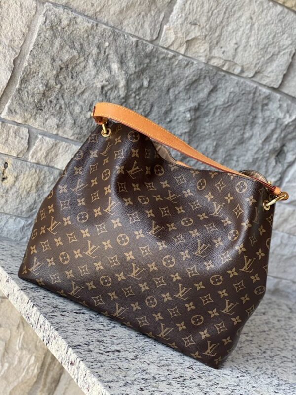 Louis Vuitton Graceful MM Monogram Beige - Image 8