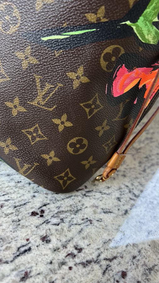 Louis Vuitton Stephen Sprouse Roses Neverfull MM - LVLENKA Luxury