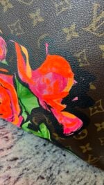 Louis Vuitton Stephen Sprouse Roses Neverfull MM - Image 7