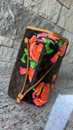 Louis Vuitton Stephen Sprouse Roses Neverfull MM - Image 9