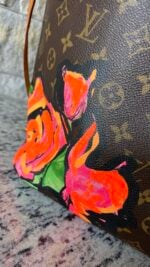 Louis Vuitton Stephen Sprouse Roses Neverfull MM - Image 13