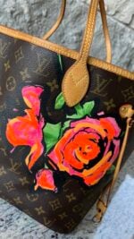 Louis Vuitton Stephen Sprouse Roses Neverfull MM - Image 14