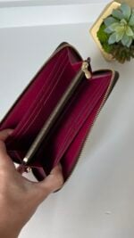 Louis Vuitton Clemence Wallet Monogram Fuchsia - Image 8
