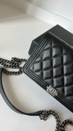 Chanel Boy Wallet On Chain WOC Black Caviar - Image 2