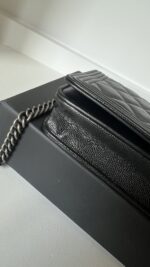 Chanel Boy Wallet On Chain WOC Black Caviar - Image 6