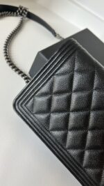 Chanel Boy Wallet On Chain WOC Black Caviar - Image 10