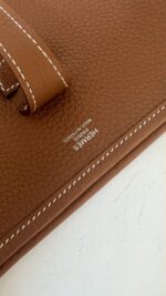 Hermes Evelyne PM Brown Gold Silver Hardware - Image 9