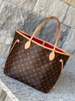 Louis Vuitton Neverfull MM With Pouch Monogram Cerise - Image 2