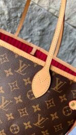 Louis Vuitton Neverfull MM With Pouch Monogram Cerise - Image 10