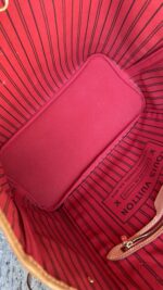 Louis Vuitton Neverfull MM With Pouch Monogram Cerise - Image 20