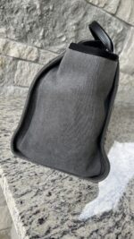 Chanel Large Deauville Sequins Charcoal - Image 11