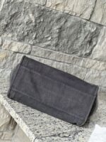 Chanel Large Deauville Sequins Charcoal - Image 12