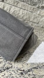 Chanel Large Deauville Sequins Charcoal - Image 13