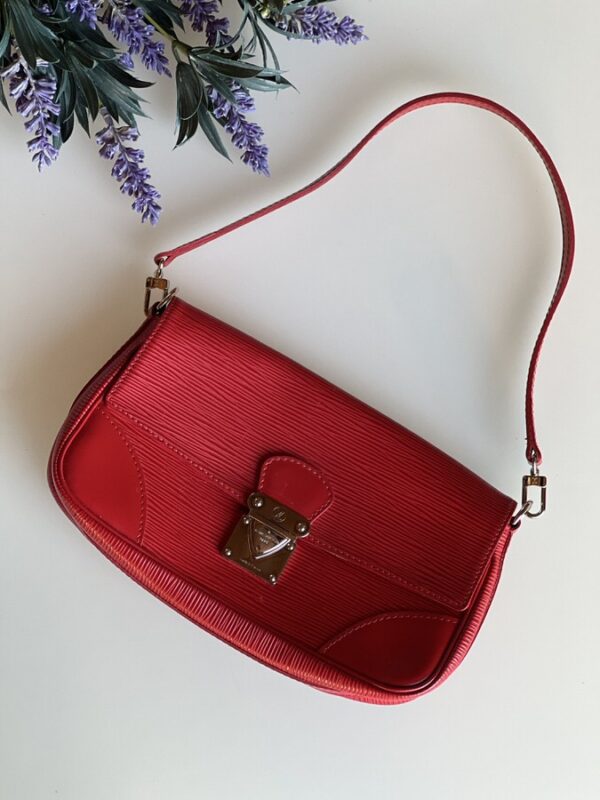 Louis Vuitton Red Epi Segur Pochette