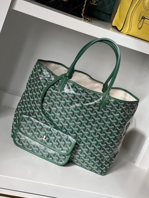 IMG_8513 Goyard St Louis PM Green - Image 1