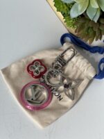 Louis Vuitton Colorline Silver Strass Bag Charm and Key Holder