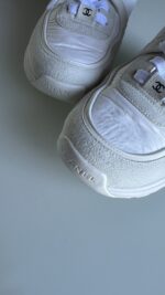 Chanel White Sneakers - Image 3