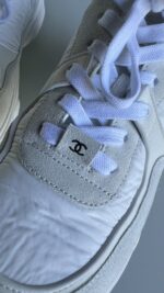 Chanel White Sneakers - Image 4