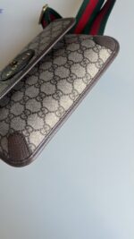 Gucci GG Supreme Monogram Neo Vintage Web Belt Bag Brown - Image 4