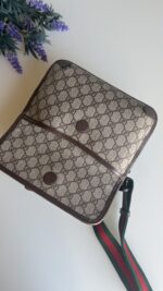 Gucci GG Supreme Monogram Neo Vintage Web Belt Bag Brown - Image 5