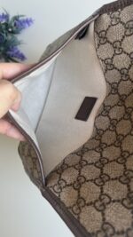 Gucci GG Supreme Monogram Neo Vintage Web Belt Bag Brown - Image 6