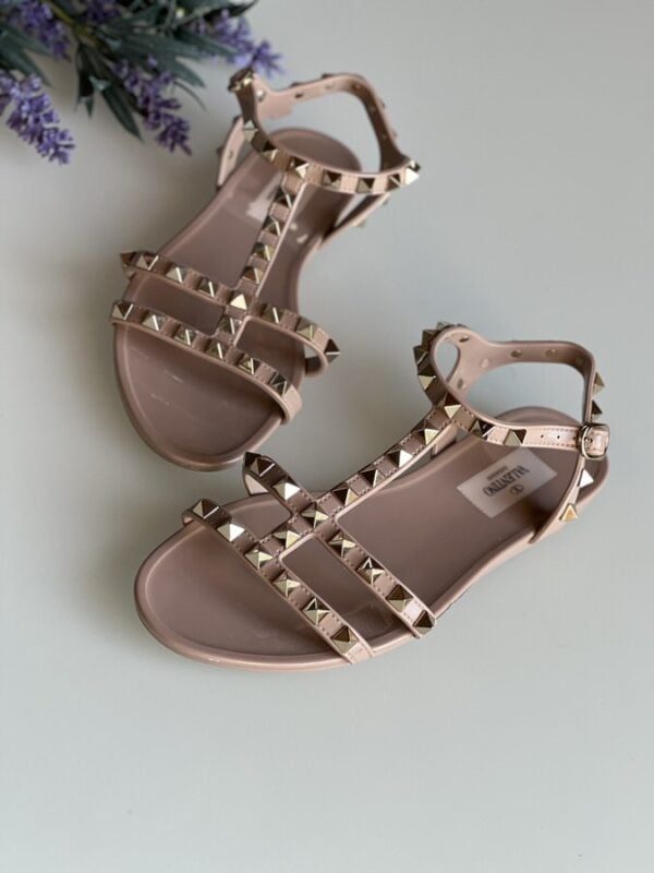Valentino Rockstud Jelly Sandals - Image 2