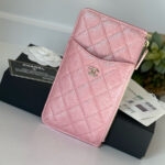 Chanel Chanel Classic Phone Case Pouch Wallet Iridescent Pink Caviar