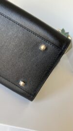 Chanel Caviar Small Studded Deauville Tote Black - Image 11