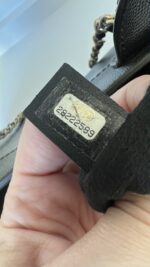 Chanel Caviar Small Studded Deauville Tote Black - Image 16
