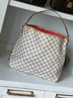 Louis Vuitton Delightful MM Damier Azur Pink