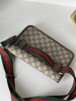 Gucci GG Supreme Monogram Neo Vintage Web Belt Bag Brown - Image 5