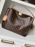 Louis Vuitton Graceful MM Monogram Beige