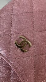 Chanel Chanel Classic Phone Case Pouch Wallet Iridescent Pink Caviar - Image 4