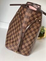 Louis Vuitton Neverfull MM Damier Ebene Rose Ballerine - Image 3