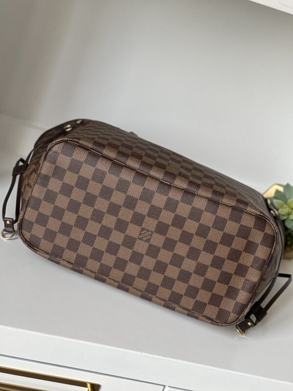 Louis Vuitton Neverfull MM Damier Ebene Rose Ballerine - Image 6
