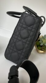 Dior Ultra Matte Cannage Small My ABCDior Lady Dior Black - Image 8
