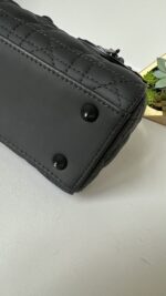 Dior Ultra Matte Cannage Small My ABCDior Lady Dior Black - Image 11