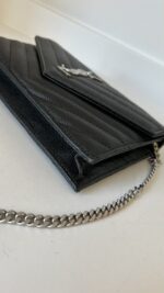 YSL Cassandra WOC Black SHW - Image 3