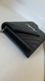 YSL Cassandra WOC Black SHW - Image 4