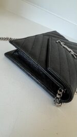 YSL Cassandra WOC Black SHW - Image 5