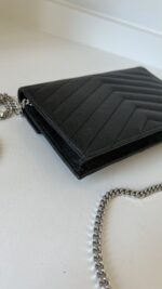 YSL Cassandra WOC Black SHW - Image 7