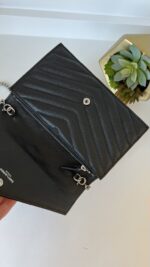 YSL Cassandra WOC Black SHW - Image 9