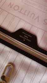 Louis Vuitton Neverfull MM Braided Handle Damier Ebene - Image 4