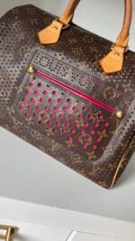 Louis Vuitton Perforated Speedy 30 Fuchsia - Image 3