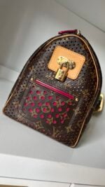 Louis Vuitton Perforated Speedy 30 Fuchsia - Image 7