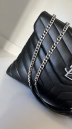 YSL Medium LouLou Black SHW - Image 2