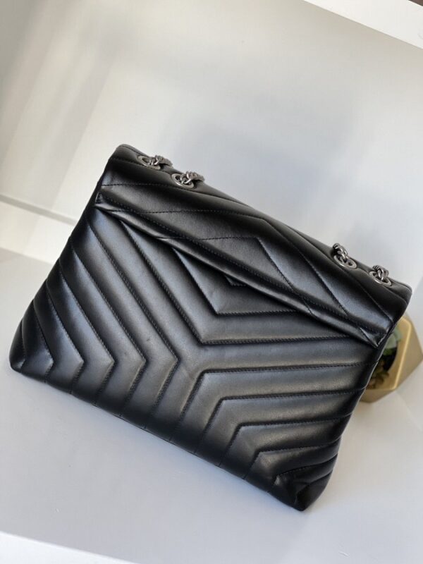 YSL Medium LouLou Black SHW - Image 7