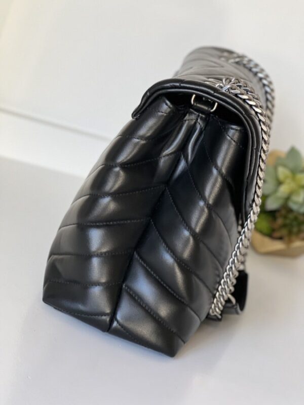 YSL Medium LouLou Black SHW - Image 8