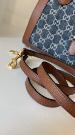 Gucci 1961 Jackie Tote Denim Medium - Image 2